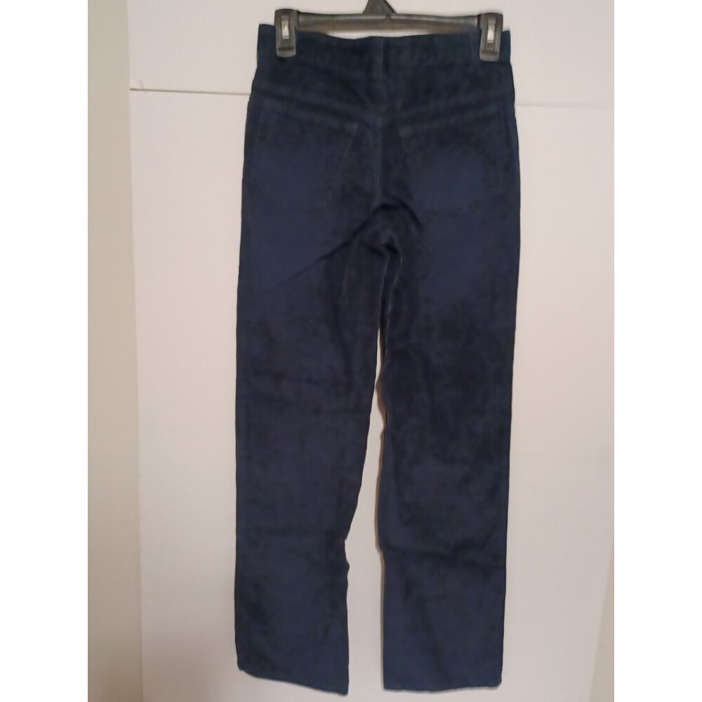 Lands End Blue Adjustable Waistband Corduroy Pants Size 16S 28X 30 NWT - Picture 5 of 5